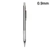 Portaminas mecánico de acero inoxidable transfronterizo 0.3 0.5 0.7 0.9 1.3 2.0 mm lápiz activo metálico dibujo