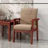Cadeira com encosto em madeira maciça, poltrona, cadeira para mesa de computador, poltrona individual para casa, confortável para longos períodos sentado, cadeira de mahjong para idosos