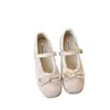 Zapatos bajos de tacón oculto estilo francés para mujer, nueva colección primavera-verano 2026, elegantes y delicados zapatos de ballet para combinar con faldas