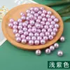 Nuevo color 12mm agujero pasante medio agujero sin color resalte imitación perla No. 2 varillas de flor especiales para manualidades DIY hechas a mano