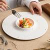 Fabricante Plato Lluvia de Meteoros Hotel Restaurante Plato de Sombrero de Paja de Alta Gama Plato de Cocina Molecular Plato Reino Artístico Plato de Cerámica