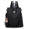 Comércio exterior mochila moda quente feminina 2024 moda coreana versátil tecido Oxford mochila antifurto bolsa feminina com pingente