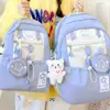 26 Mochilas Escolares de Novo Estilo, Mochilas Fofas para Meninas Estudantes, Mochilas Frescas com Desenhos Animados, Gentis e Modernas, Bolsas Simples e Versáteis