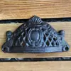 Maçaneta de Porta de Armário Guarda-Roupa Vintage Ferro Fundido Armário Cor Preto Ferro Americano Maçaneta de Janela Gaveta Arte em Ferro Nórdica Pequena Maçaneta