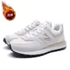 Zapatos de Algodón Gruesos que Aumentan la Altura New Balance Cool Run Classic Zapatos Deportivos Cálidos Zapatos Casuales Zapatos de Correr para Pareja 574Lg con Algodón Añadido