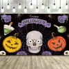 Amazon Nuevo Banner de Halloween Decoración de Fiesta del Festival Fantasma Cortina de Puerta Bandera Tela de Fondo para Bandera Se Puede Hacer