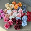3 Rosas Grandes, Diseño de Escenario de Boda, Decoración de Pared de Flores, Flores Artificiales, Accesorios para Fotos, Rosas de Diamante