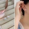 Pendientes de Perla de Sirena de Plata Pura S999 Abao, Mismo Estilo que Swarovski, Pendientes Retro de Lujo de Alta Gama