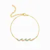 Pulseira de linha de onda quente transfronteiriça feminina simples moda Coringa estilo europeu e americano outlet de fábrica