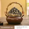 Novo Estilo Chinês Dinastia Song Estética Sala de Chá Prateleira de Exibição, Bule, Lata de Chá, Incensário, Cerimônia do Chá Decorações Artesanais Estilo Retrô
