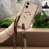 Adequado para Capa de Celular Vivo Lanyard de Duas Cores Versão Q Jovem Digital À Prova de Poeira Casal Nova Bolsa de Ombro Pulseira Tendência