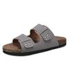 Pantuflas para Hombre Nuevo Verano Ropa Exterior Antideslizantes Chanclas de Suela Gruesa Zapatos Birkenstock para Hombre Corcho Chanclas Casuales