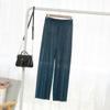 Pantalones de papel verano nuevo pantalones de pierna ancha color caramelo leggings de moda pantalones casuales soporte al por mayor entrega de primera mano