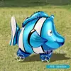 2025 Nuevo Animal con Ruedas para Caminar Globo Estéreo Globo de Cumpleaños para Niños Puesto del Mercado Nocturno Diseño Productos del Puesto
