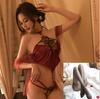 Lingerie sexy hanfu macacão uniforme aberto desejo puro tentação antiga faixa quente paixão qqny