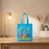 Bolsas Tote Pintadas da Série Sereia do Fabricante Sacolas de Aniversário Infantil Sacolas de Presente Sacolas de Doces de Halloween