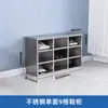 Gabinete de zapatos de acero inoxidable 201, vestidor, banco para cambiarse los zapatos, casillero, gabinete multi-puerta con cerradura, taller libre de polvo, gabinete de almacenamiento para empleados