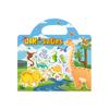 2026 Amazon Libro de Pegatinas para Niños al por Mayor Dinosaurio Escenas del Océano Pegatinas Reutilizables en Stock Entrega Rápida
