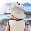 Chapéu de Verão de Malha Respirável com Proteção Solar Yipan para Crianças Coreanas Chapéu Cachecol Chapéu de Sol para Bebê Chapéu de Proteção Solar