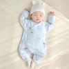 Roupas de Bebê Recém-Nascido Nascido na Primavera e Outono 0 Macacão de Algodão Puro Roupa Borboleta Lua Cheia Roupas Harbin Macacão de Bebê Recém-Nascido