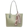Estilo simple gran capacidad clase bolsa de viaje bolsa tote 2024 nueva moda textura combinable bolso de hombro bolsa grande