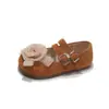 Zapatos de Cuero Floral Bajos para Niñas 2026, Zapatos Individuales Vintage de Otoño para Niñas, Zapatos Bajos de Princesa para Niñas Jóvenes, AliExpress