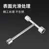 Llave de vaso de mango en T de tres piezas placa triangular corta herramienta manual doméstica tornillo hexagonal exterior de trinquete tipo T desmontaje