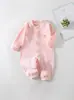 Mameluco de Terciopelo Suave para Bebé, Tipo Primavera y Otoño un Traje para Gatear, Ropa para Bebés, Pijama Interior, Manga Larga Primavera y Otoño