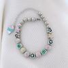 Cool Fresh Flower Drop Oil Dopamine Girl Bracelet Simples Estilo Coreano Design Sense Colar Pulseira Acessórios Requintados