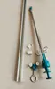 Riel de Aleación de Aluminio para Soporte de Suero Intravenoso, Soporte Extensible para Botella de Solución Salina, Soporte para Suero, Polea, Barra Colgante, Gancho