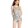 Traje de Baño de Natación de Competición para Mujer 2026 Nuevo Modelo de una Pieza Manga Corta Profesional para Piscinas y Aguas Termales con un Toque de Alta Gama