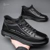 Sapatos Casuais de Negócios Masculinos de Algodão, Novos Sapatos Casuais de Moda Masculina Transfronteiriços com Forro de Pelúcia e Design Espessado