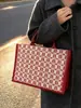 Bolso Tote Grande de Capacidad para Mujer, Bolso de Hombro Versátil de Moda Casual, Bolso de Novia, Bolso de Mano Sencillo Estilo Chino Nuevo
