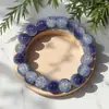 Pulsera de Cristal Flor Explosión Rosa Flor de Cerezo Estilo Súper Hada, Pulsera Dulce de Cuentas Multicolores Hecha a Mano, Regalo para Estudiante Exportación E-Commerce