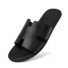 Sandalias cruzadas de talla grande para hombre con puntera ancha, aptas para uso tanto en interiores como en exteriores, antideslizantes, de suela blanda y duraderas para la playa