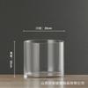 Vaso de vidro transparente arranjo de flores nutritivo de água Ma Zui madeira hidropônica rico bambu tubo reto sala de estar ornamentos ins-style high-end