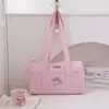 Bolso de Hombro Único de Gran Capacidad Bolso de Hombro Único de Mezclilla para la Axila Bolso Cruzado Portátil para Viajes y Salidas Bolso de Mano para el Trabajo Bolso Sanrio