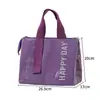 Lonchera Bolsita Térmica Portátil Bolso de Mano para Oficinista Estudiante Impermeable Alta Apariencia Gran Capacidad Bolsa Térmica Bolsa Bento