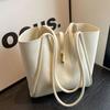 Bolsa Tote Feminina Meilade, Grande Capacidade, Outono/Inverno 2023, Bolsa de Ombro Retro Versátil, Adequada para Aula e Trabalho, Estilo Vintage