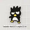 Pinguim, Sapo, Cartão Elfo Esqueleto PVC Borracha Macia Acessórios DIY Capa de Celular Furo Enfeites para Sapatos Decoração Adesivos de Geladeira