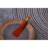 8cm Argola Dourada com Franja de Borla Saquinho Acessórios para Pendurar no Carro Acessórios Espinho de Pendurar Marcador de Página Grande Preço Excelente