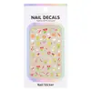 Pegatina de uñas de dopamina de moda 5D relieve hueco caricatura patrón diy pegatina de arte de uñas joyería HG