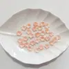 Flores Pequeñas Bicolor con Borde Dorado y Plateado y Brillo Metálico, Brillan en la Oscuridad, Materiales Hechos a Mano para DIY, Pasador de Pelo, Accesorio para el Cabello, Accesorios para Ramilletes