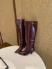 Otoño 2026 Nuevo Estilo Europeo y Americano Elegantes Botas Altas de Punta Fina para el Trabajo Botas de Tacón Bajo de Pierna Ancha