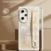 Adequado para Capa de Celular Honor 100 Pulseira de Silicone Importada Suporte Fofo x50 Capa Protetora Coreana Abrangente v40