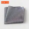 Bolsillo de la Camisa del Traje Bufanda Banquete de Bodas Negocios Poliéster Seda Bufanda Cuadrada Pequeña Pañuelo de Bolsillo Fábrica de Shengzhou Pañuelo Rayado para Hombres