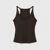 Top de Tirantes Básico Minimalista de Algodón y Proteína de Seda con Costilla, Se Puede Usar Como Ropa Exterior, Otoño Temprano 2026