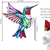 2 Adornos Colgantes: Cubiertas de Maceta de Acrílico, con Animales Lindos como Pájaros, Mariposas y Ranas, Adecuadas para Colgadores de Macetas