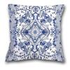 Funda de Almohada Geométrica Persa Retro Transfronteriza Hotel Homestay Decorativa Sofá Almohada Cuadrada Dormitorio Mesita de Noche Almohada de Respaldo