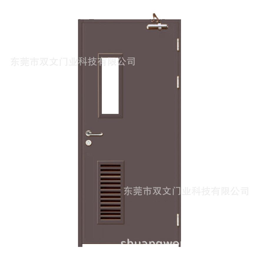 单开带玻璃带百叶灰黑色.jpg